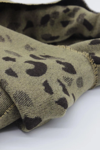 Hardal Desenli Kaşkol 1067245102 - Resim 2