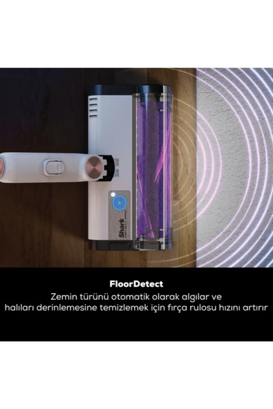 Shark  Detect Pro Auto-Empty System Kablosuz Dik Süpürge Beyaz - 5