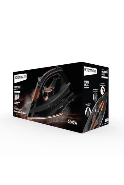 GOLDMASTER  Maxipress Ütü GM-7613G Buharlı 2200W - Resim 8