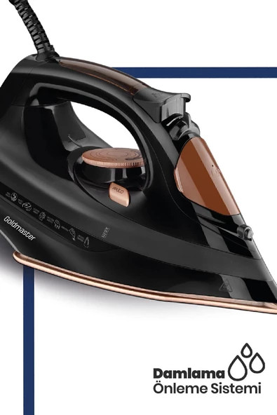 GOLDMASTER  Maxipress Ütü GM-7613G Buharlı 2200W - Resim 5