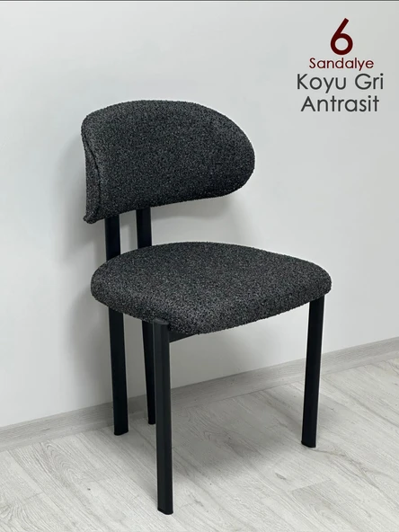 Enkare Badem Sandalye - 6 Adet - 4