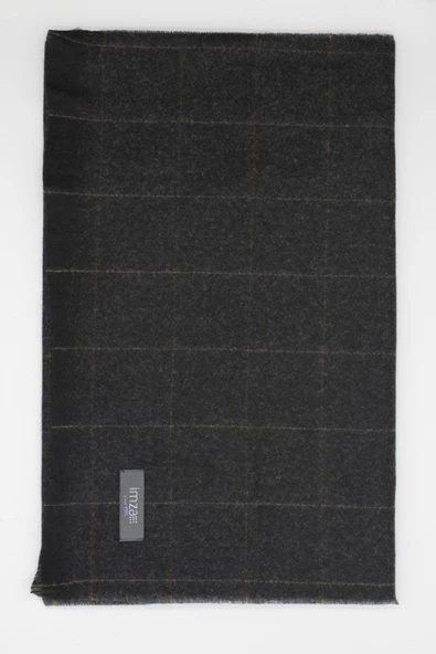 Siyah Desenli Kaşkol 1067245106_002 - Resim 3