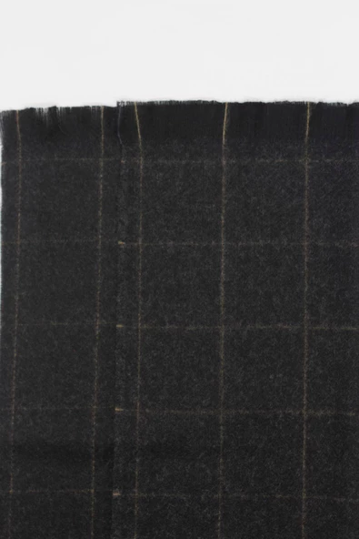 Siyah Desenli Kaşkol 1067245106_003 - Resim 4