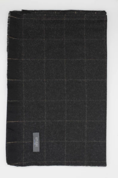 Siyah Desenli Kaşkol 1067245106_003 - Resim 3