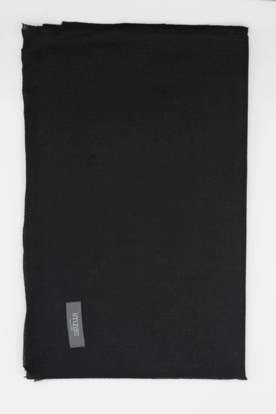 Siyah Düz Kaşkol 1067245100 - Resim 3