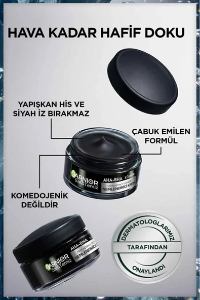 Garnier Saf Ve Temiz Kömür Matlaştırıcı Günlük Nemlendirici Krem 50ml