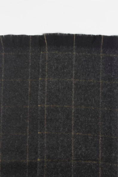 Siyah Desenli Kaşkol 1067245106_002 - Resim 4