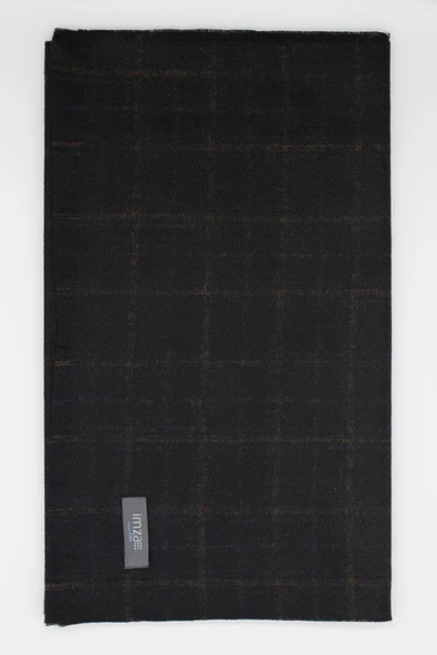 Siyah Desenli Kaşkol 1067245106_004 - Resim 2