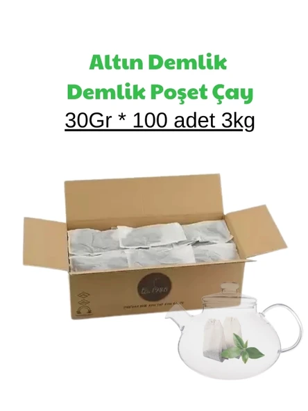 Altın Demlik Poşet 30Gr * 100 adet 3kg