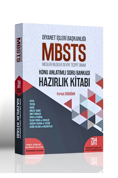 İndeks Kitap Ferhat Erdoğan 2025 Mbsts Konu Anlatımlı Soru Bankası