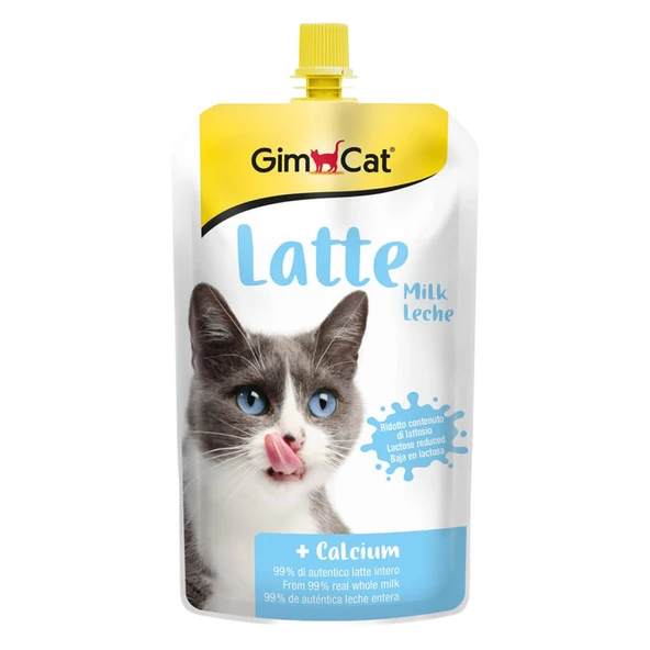 Gimcat  GIMCAT KEDİ ÖDÜL CAT MILK LATTE KEDİ SÜTÜ 200ML