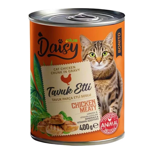 daisy  Premium Pet Tavuk Etli Yetişkin Kedi Konservesi 400 Gr