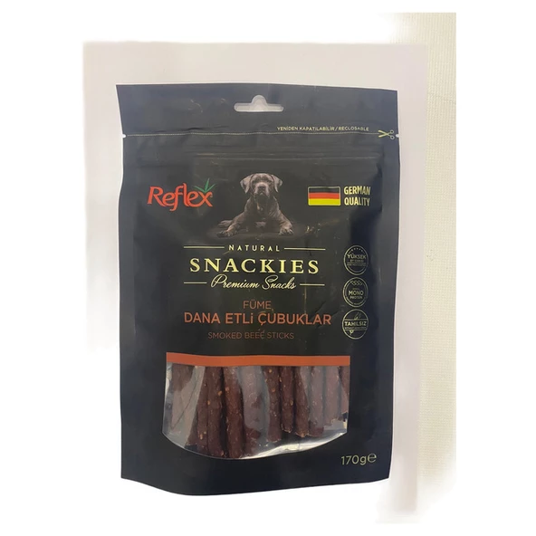 Reflex  Snackies Füme Dana Etli Çubuklar 170 Gr