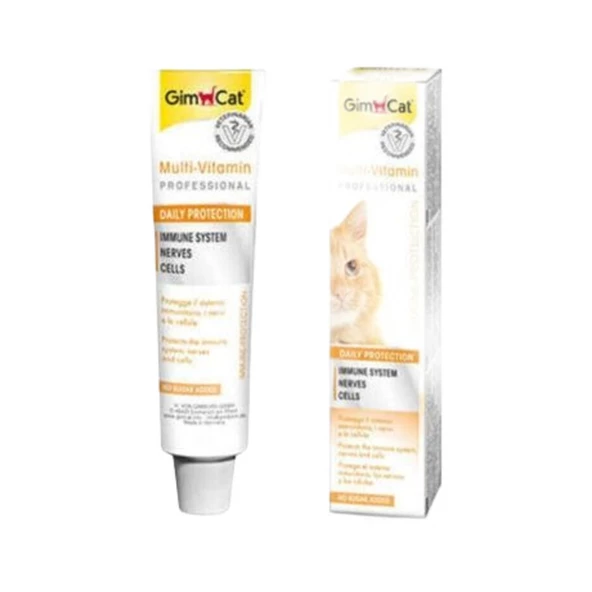 Gimcat  Multi Vitamin Paste 12 Vitaminli Kedi Macunu 20 Gr