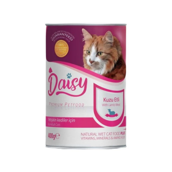 daisy  Premium Pet Kuzu Etli Yetişkin Kedi Konservesi 400 Gr