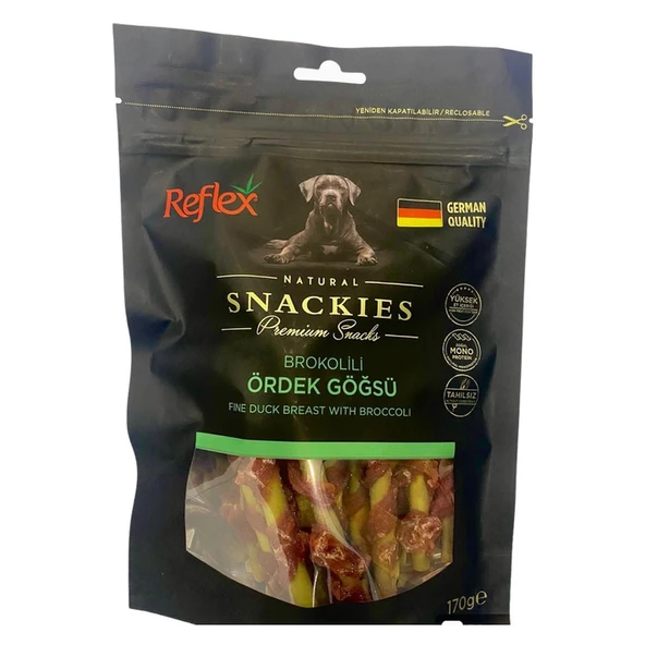 Reflex  Natural Snackies Brokolili Ördek Göğsü 170 Gr