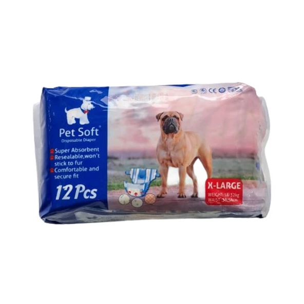 Pet Soft  Köpek Alt Bağlama Bezi X-large