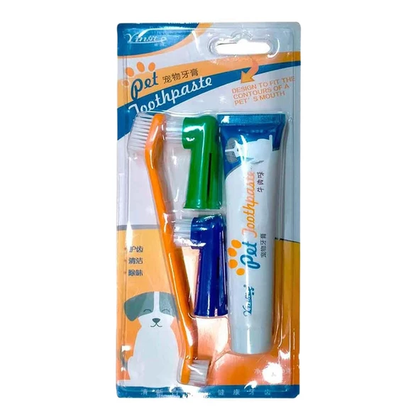 Bioline Yingte Köpek Diş Macunu Ve Diş Fırçası Seti