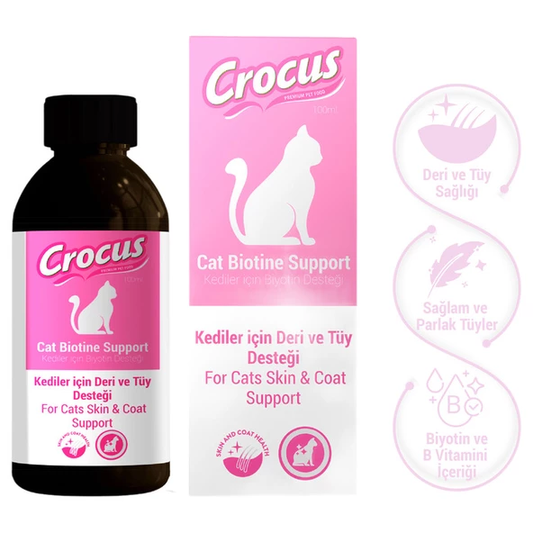Crocus  Kedi Tüy Sağlığı Damlası 100 Ml