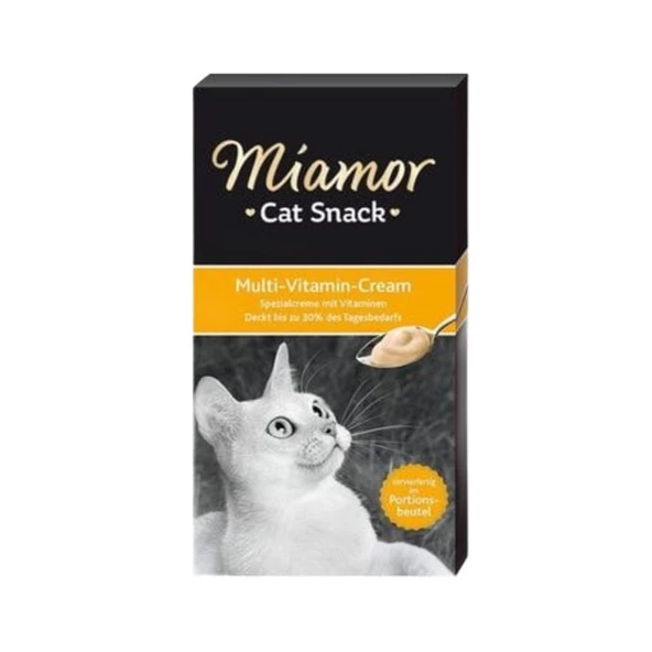 Miamor  Cream Multivitamin Kedi Ödülü 6x15 gr