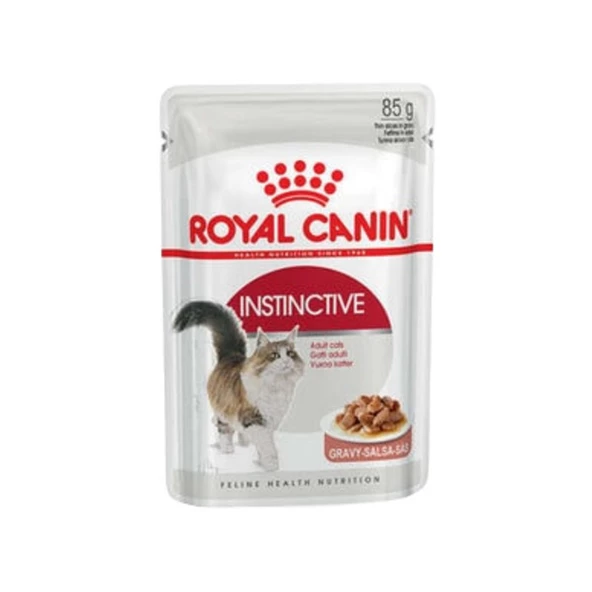 Royal Canin  Instinctive Gravy Yetişkin Kedi Pouch Yaş Maması 85 gr