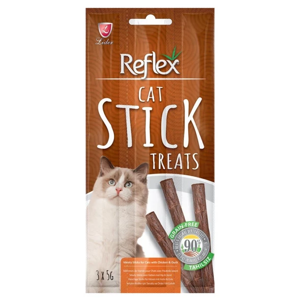 Reflex  Kedi Ödül Sticks Tavuk & Ördek 3+5 Gr