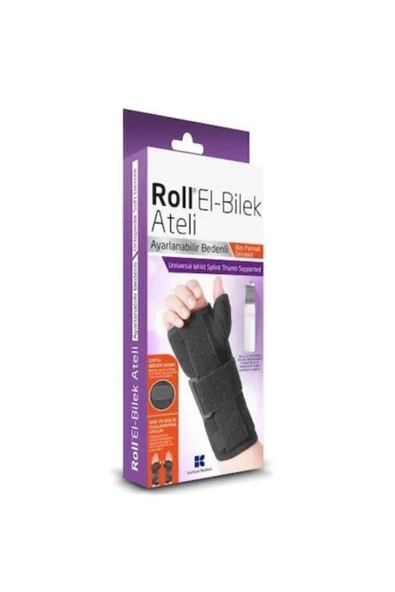 Roll Universal Başparmak Destekli El Bilek Ateli