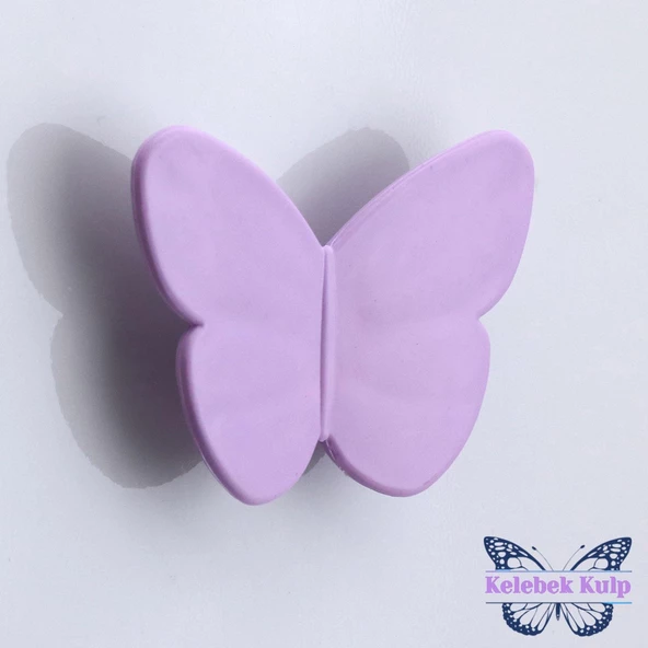 Plastik Kulp Lila Mobilya Çoçuk Odası Kız Erkek Dolap Kapak Kulpu Dekorasyon Çekmece Kulbu 10 ADET - Resim 6