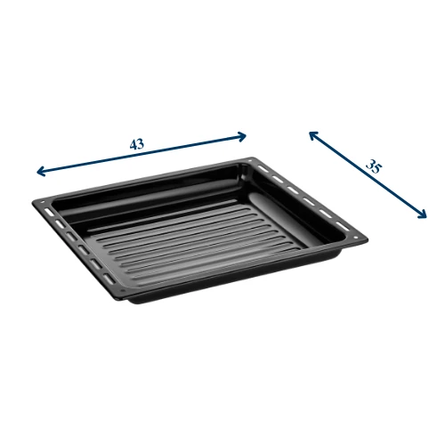 Akel Emaye, Lambalı, Turbo Fanlı, Çift Camlı, Termostatlı, Çift Tepsili 50 Litre Midi Fırın Af955elf - 4