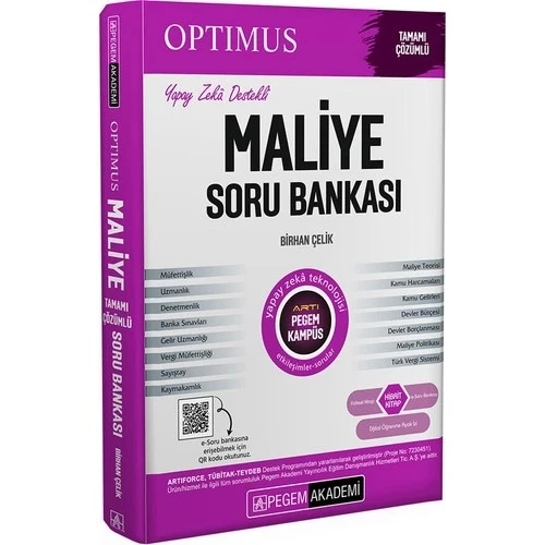 PEGEM KPSS A GRUBU MALİYE ÇÖZÜMLÜ SORU BANKASI