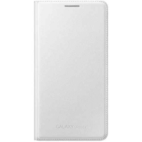 Samsung G7100 Galaxy Grand 2 Flip Wallet Orjinal Kılıf - Beyaz EF-WG710BWEGWW - Resim 4