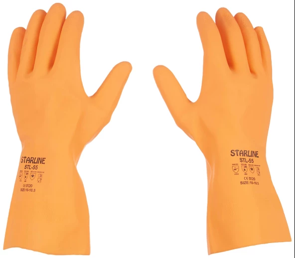 Kimyasal Nitril Eldiven Starline Stl-55 (7-7,5 Numara)1 Çift - Resim 3