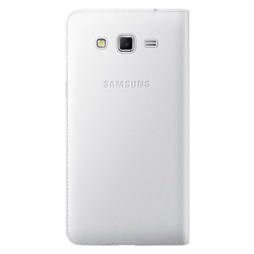 Samsung G7100 Galaxy Grand 2 Flip Wallet Orjinal Kılıf - Beyaz EF-WG710BWEGWW - Resim 2