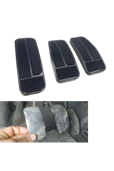 Tofaş Manuel Pedal Seti 3 Parça Siyah