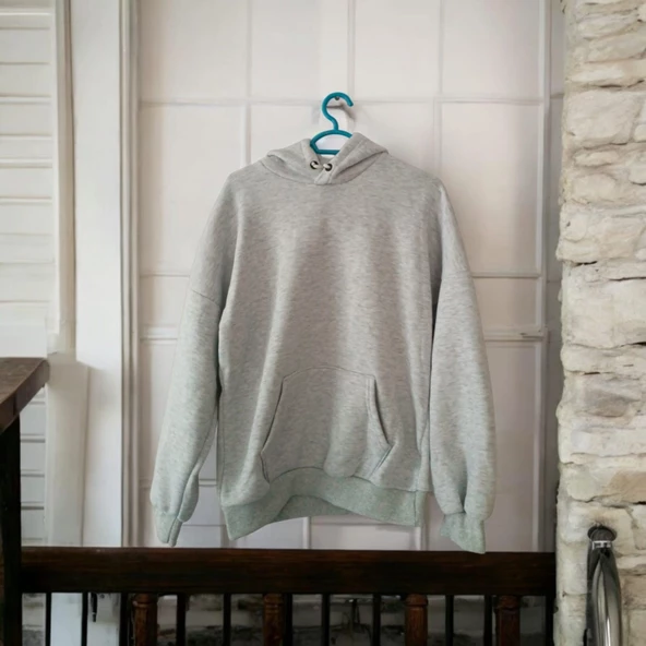 Baskısız Sweatshirt - Resim 3