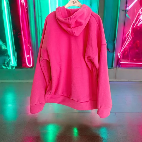 Baskısız sweatshirt - Resim 4