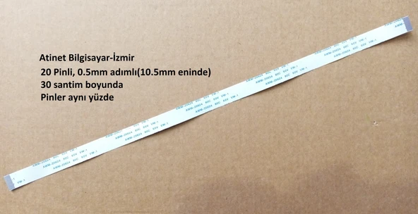 Awm 20624 80C 60V Vw-1 Flex Kablo 20 Pin, 30 Cm 20-0.5-30A ürün görseli 1