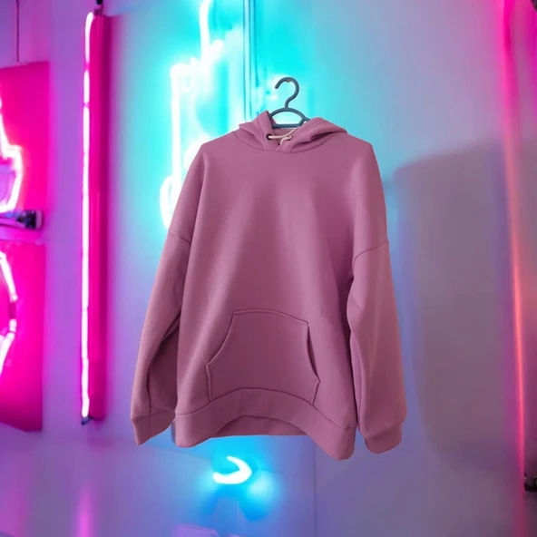 Baskısız Sweatshirt - Resim 3