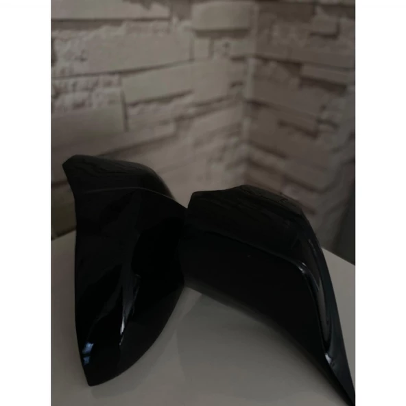 PEUGEOT 207 YARASA AYNA KAPAĞI FİBER SİYAH BOYALI ürün görseli 1