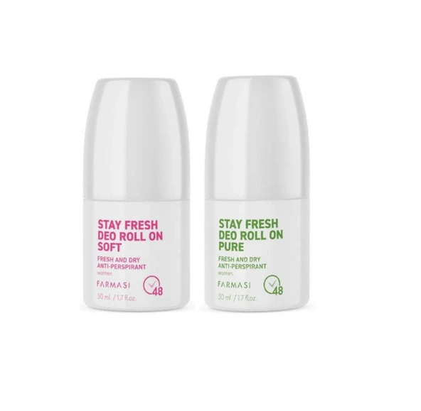Farmasi Anti-Perspirant Deo Roll On Kadın Soft & Anti-Perspirant Deo Roll On Kadın Pure 50 ML - 1
