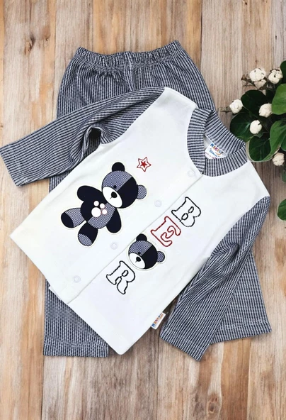 Bear Erkek Bebek Takım  ST08036 - 5