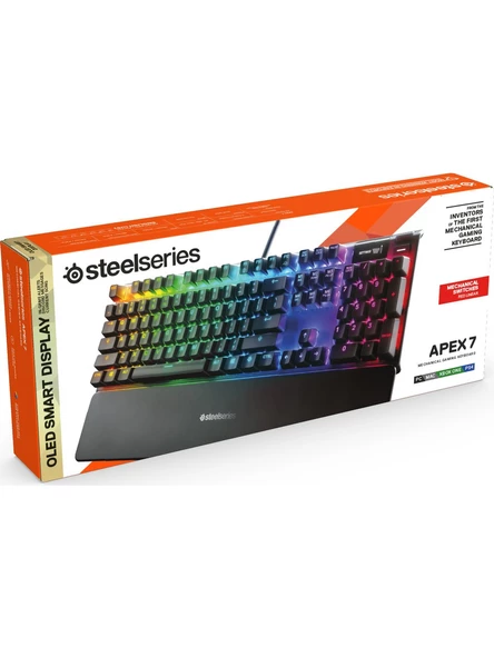 SteelSeries Apex 7 Red Switch SSK64644 RGB Mekanik Türkçe Gaming Klavye - 4