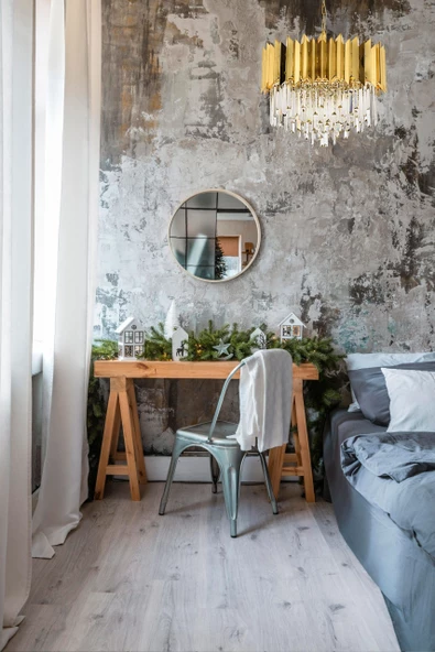 AVONNI AV-1706-S55 Sarı Kaplama Modern Avize, E27, Metal, Cam, Kristal, 55cm - 4