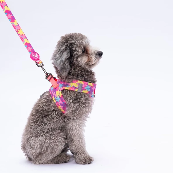 PawStar L18 Rosea Camouflage Sevk Kayışı - 2