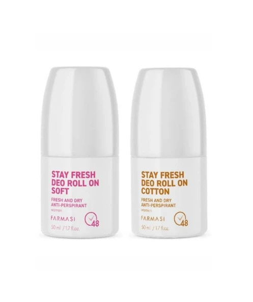 Farmasi Anti-Perspirant Deo Roll On Kadın Soft & Anti-Perspirant Deo Roll On Kadın Cotton 50 ml - 1