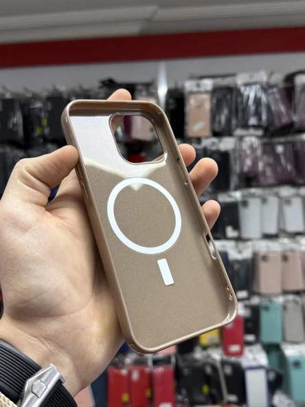 İphone 16 Pro Uyumlu Premium Özel Seri Magsafe Think Kılıf - Resim 3