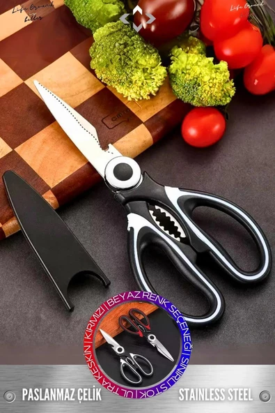 Online Kapında Çok Amaçlı Ultra Keskin Mutfak Makası - 3