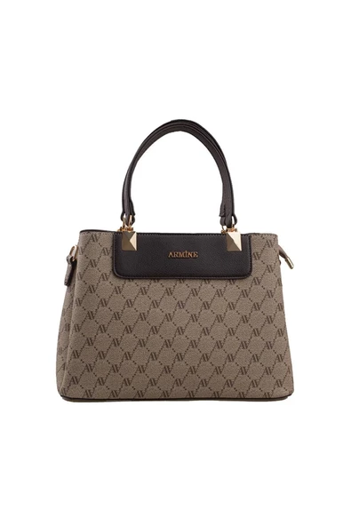 Kadın Omuz Çanta Klasik 206 Vizon Noktalı - Resim 3