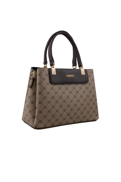 Kadın Omuz Çanta Klasik 206 Vizon Noktalı - Resim 2