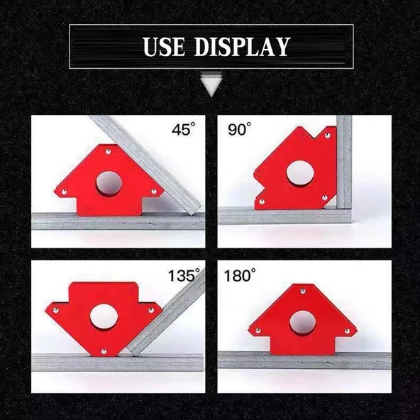 25LBS 11 KG Destekli Açılı Manyetik Kaynak Lehinleme Gönye Tutucu - 5